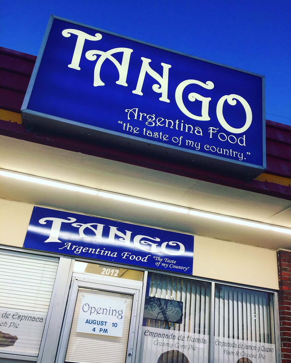 TANGO Argentina Food